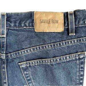 The Savile Row Men's Jeans Medium Wash Waist Pants Sz 36x32 Straight Leg